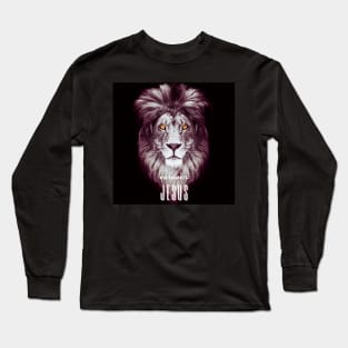 The Lion of Judah is Jesus V2 Long Sleeve T-Shirt